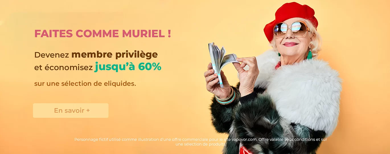 Up to -60% for privilege members